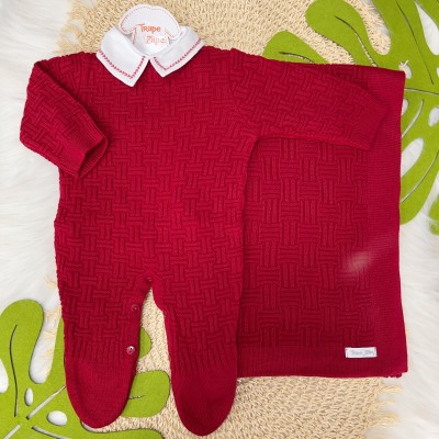  Saída de Maternidade Marcos - Vermelho